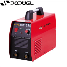 Made In China Wholesale Popwel MMA IGBT 180 Welding Machine DC Inverter Arc Welding Machine Red Printed